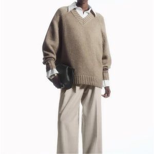 NWT COS chunky pure cashmere sweater